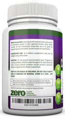 NutriONN Black Currant Oil label detail emphasizing hexane-free purity