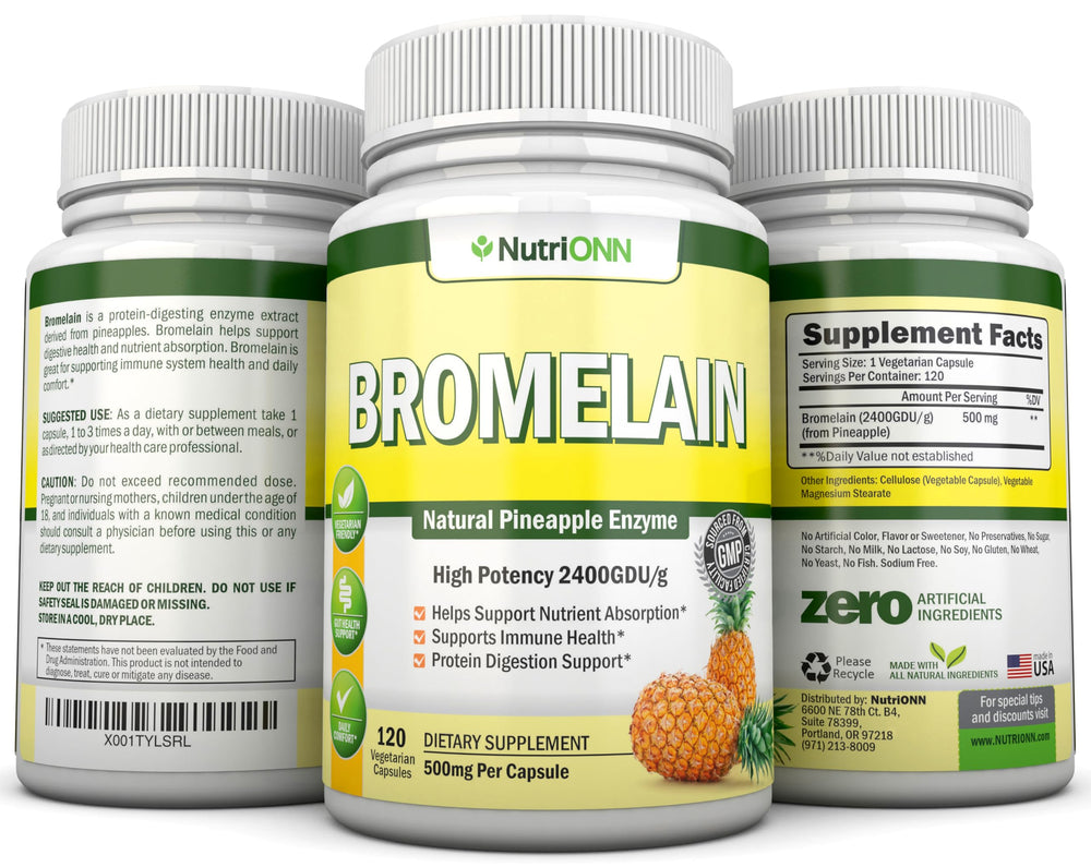 NutriONN Bromelain immune-support concept image suggesting immune health potential