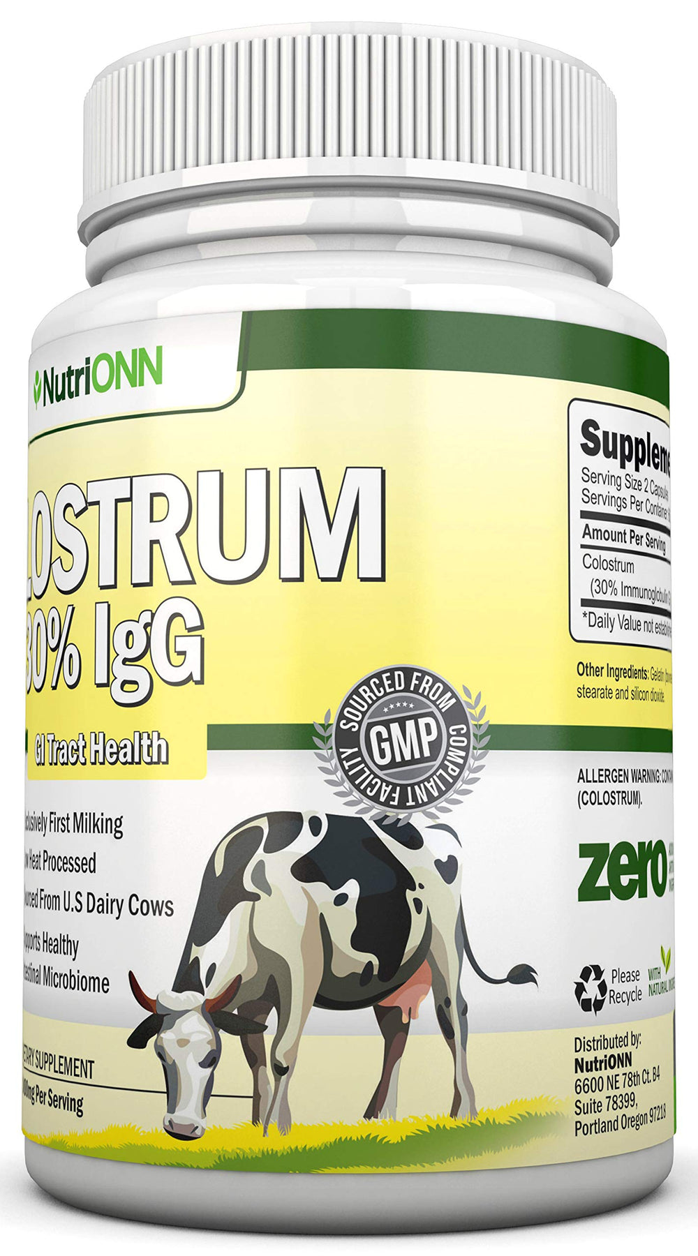 NutriONN Colostrum dairy sourcing visual reinforcing quality from first milking