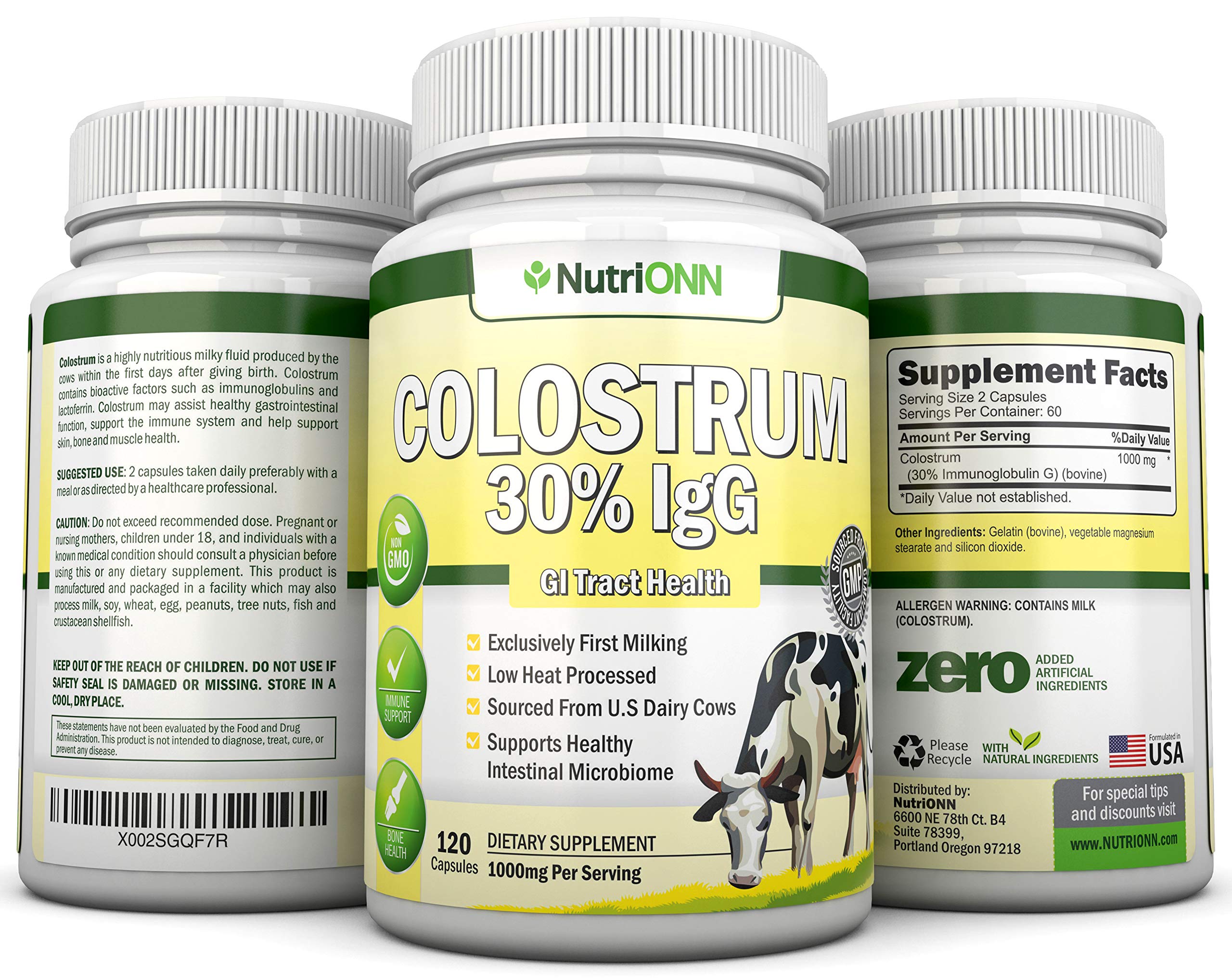 NutriONN Colostrum low heat processing preserves bioactive factors