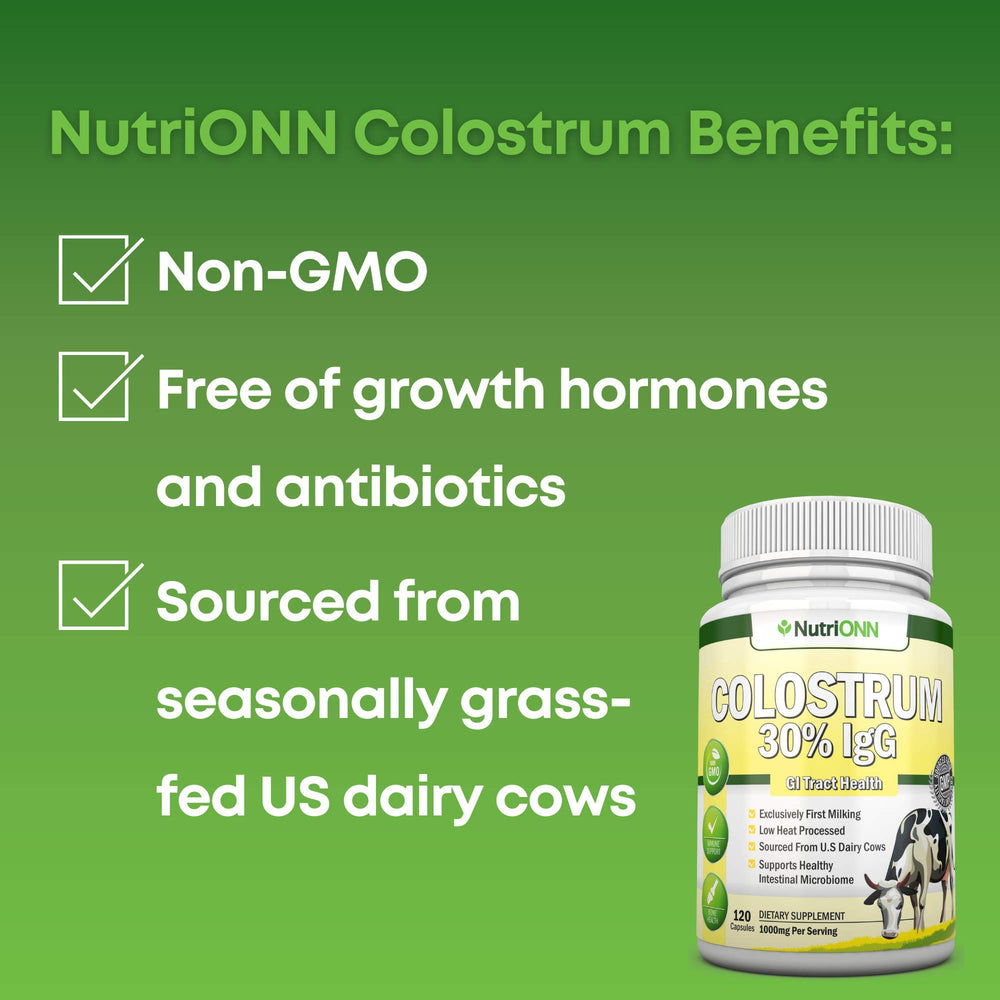 NutriONN Colostrum serving scene suggesting everyday wellness use