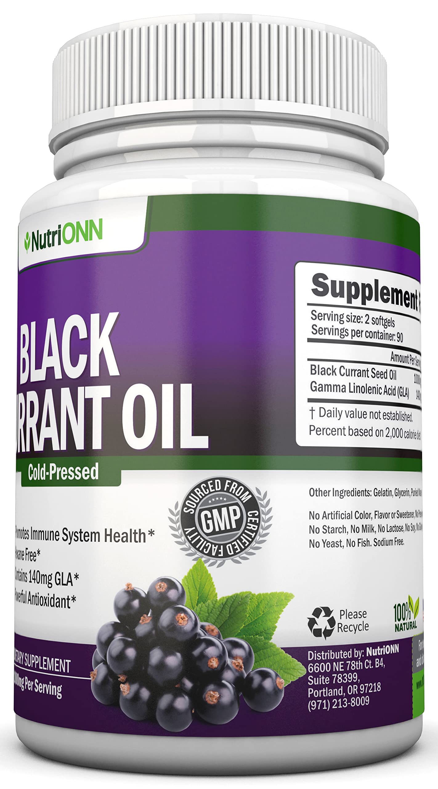 NutriONN immune support potential through high GLA and antioxidant vitamin C