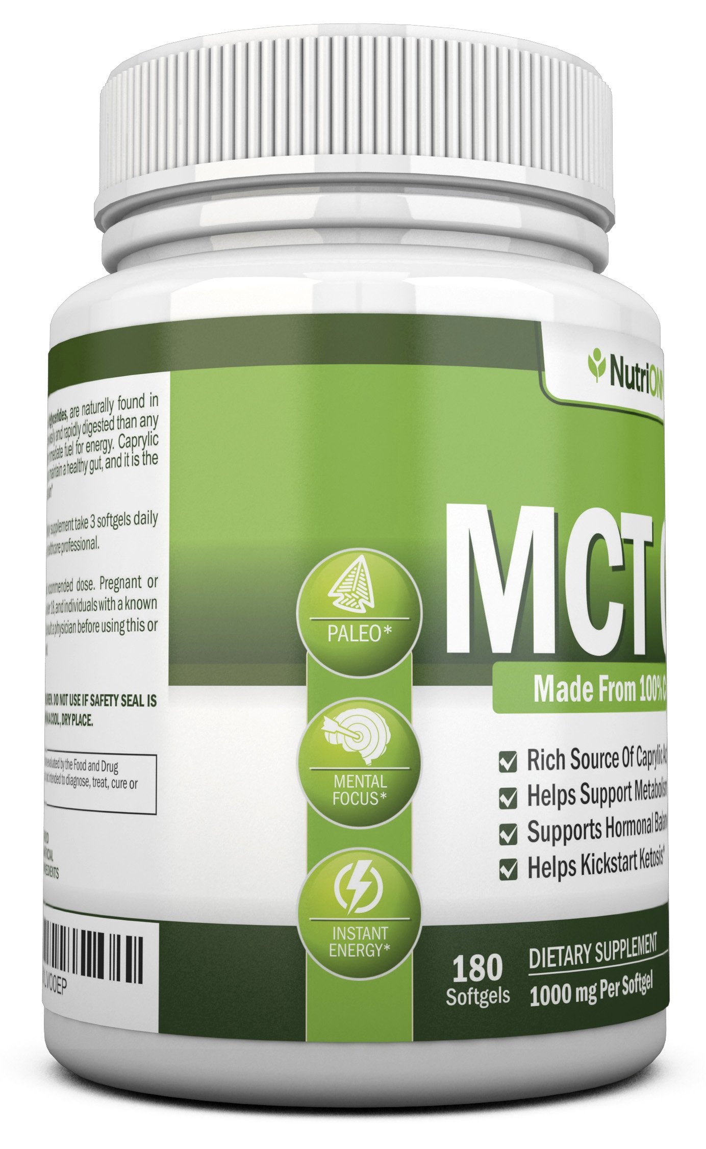 NutriONN MCT Oil travel pack, perfect for on-the-go routines