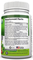 NutriONN greens ingredients close-up highlighting kale and spinach.