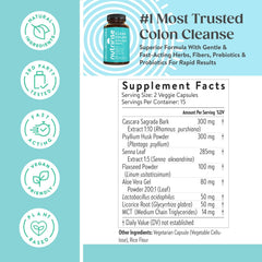 NutriRise probiotic bottle label featuring Lactobacillus acidophilus for gut balance.