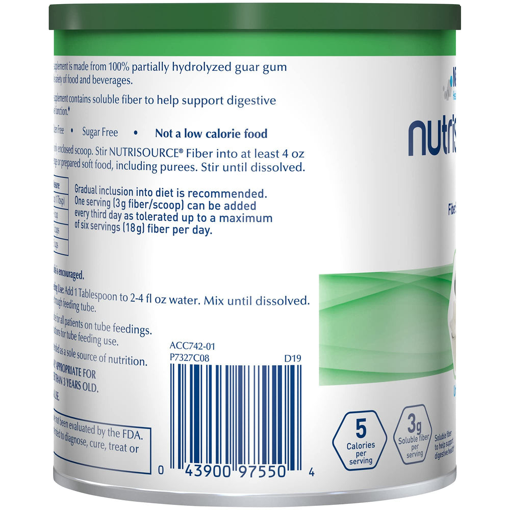 Nutrisource Fiber Powder packaging showing 4-pack option