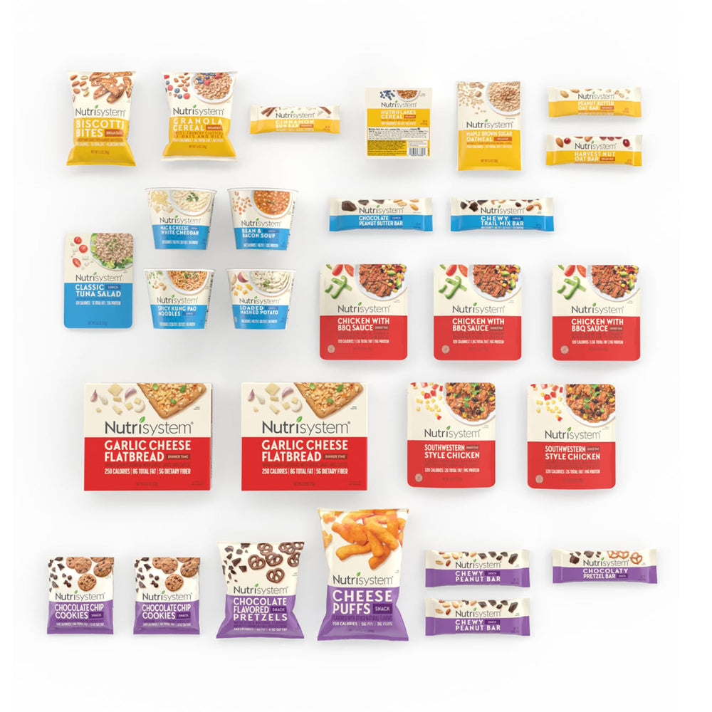 Nutrisystem Kickstart Balanced snack selection provides satisfying bites to curb cravings mindfully.