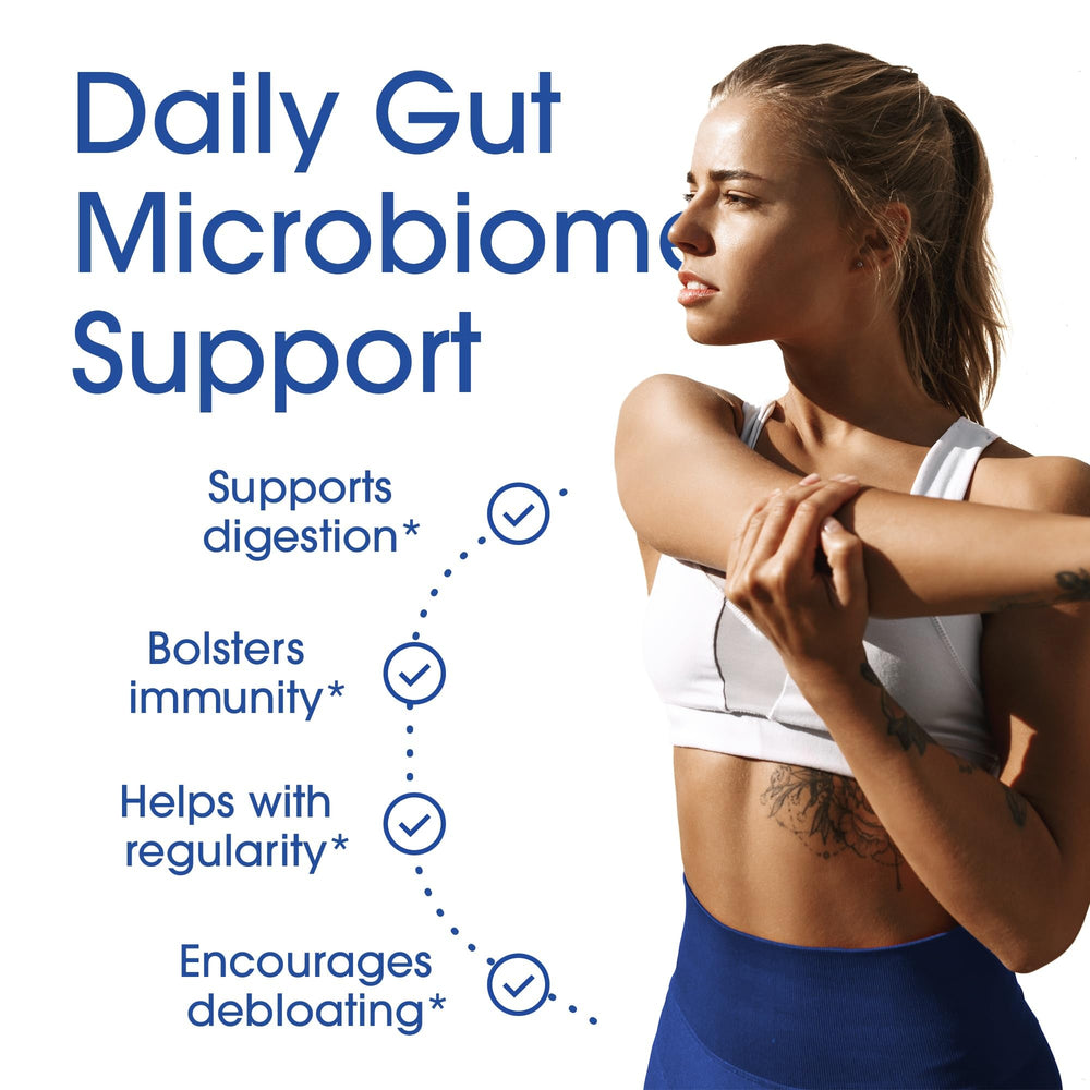 Nutrition Essentials probiotic bottle label clearly communicates strain and benefits for informed choices