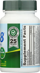 Nutrition Now PB 8 packaging design illustrating a 60-count bottle