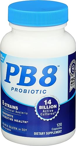 Close-up of Nutrition Now PB8 Acidophilus capsules for easy daily intake.