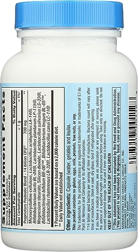 Nutrition Now PB8 Acidophilus packaging emphasizing gluten-free, 120 capsules.
