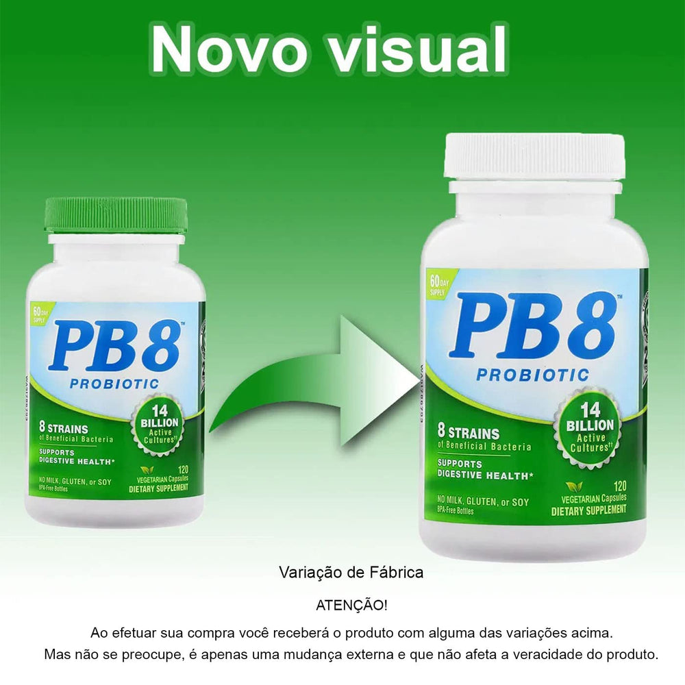 Nutrition Now PB8 Acidophilus Veg bottle on table, convenient daily routine.