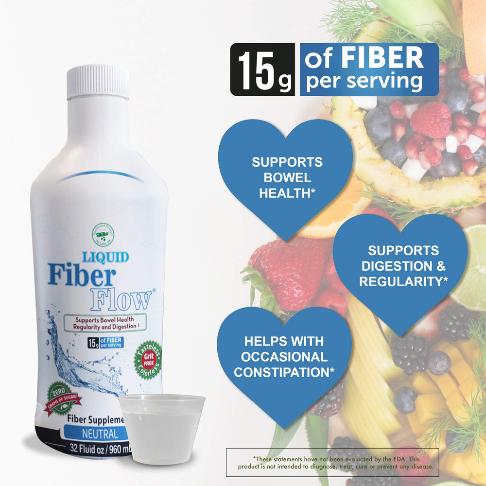 Nutritional Designs Liquid Fiber Flow pour demonstrates easy mixing into beverages without altering taste
