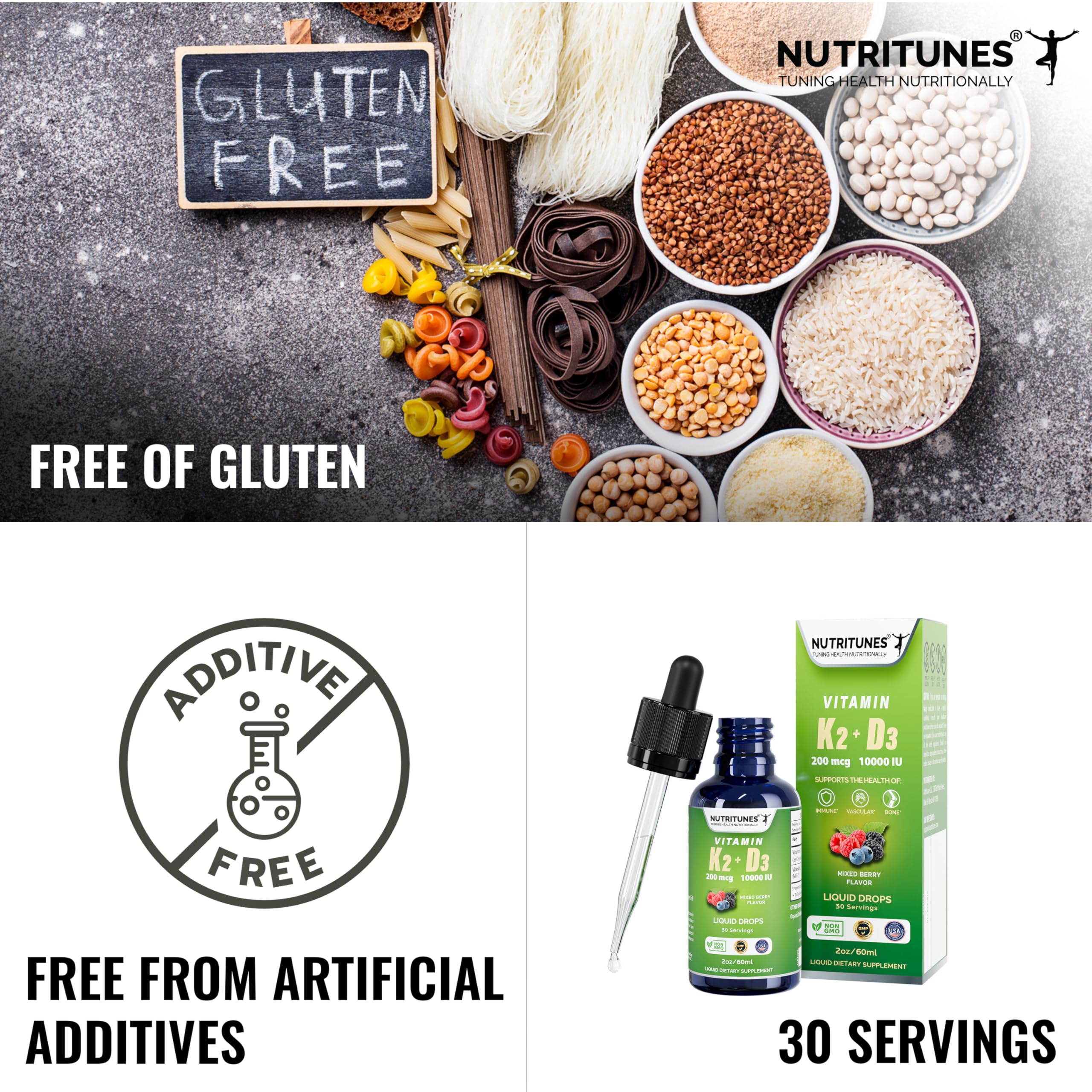 Empaque libre de aditivos artificiales y gluten, mayor confianza.