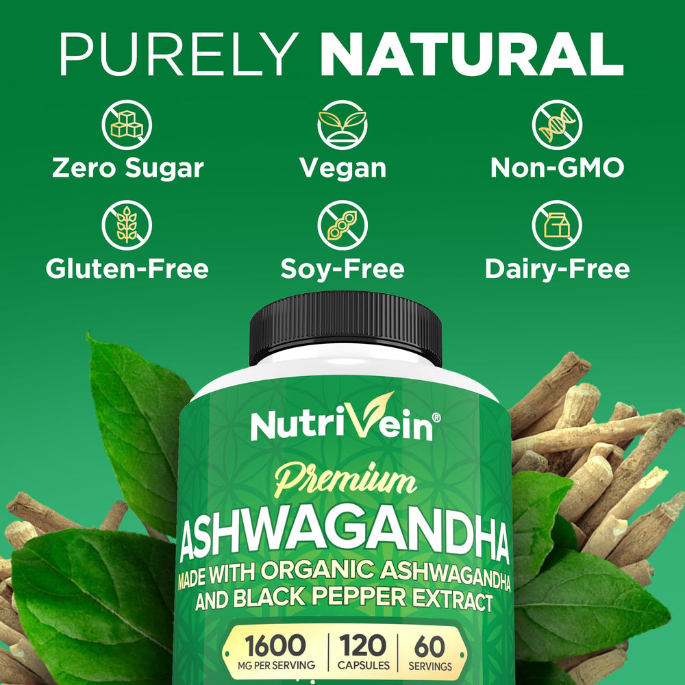 Nutrivein Ashwagandha USA manufactured facility sign to reflect quality.