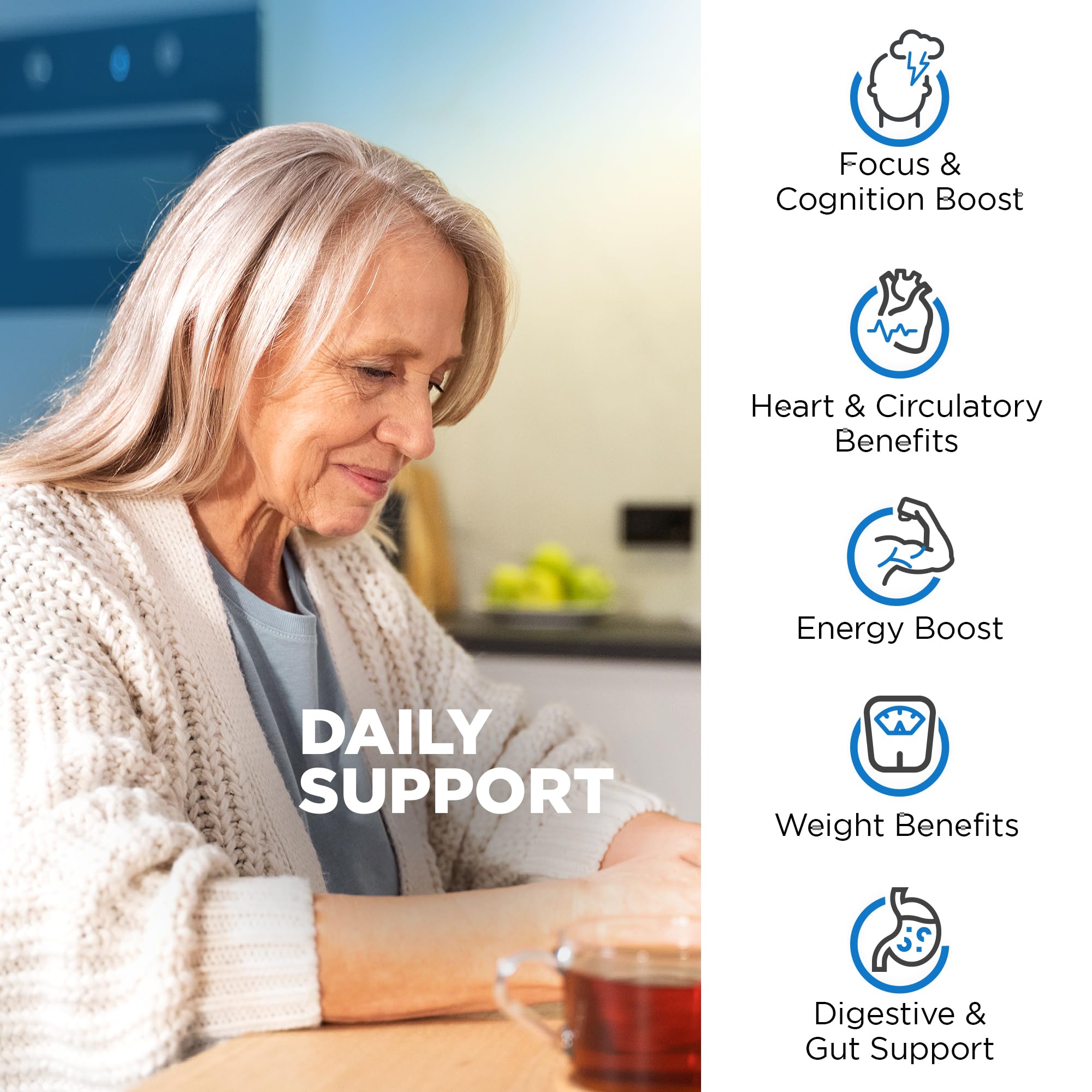 Nutrivein Berberine Digestive Balance capsules for gut-friendly daily routine.