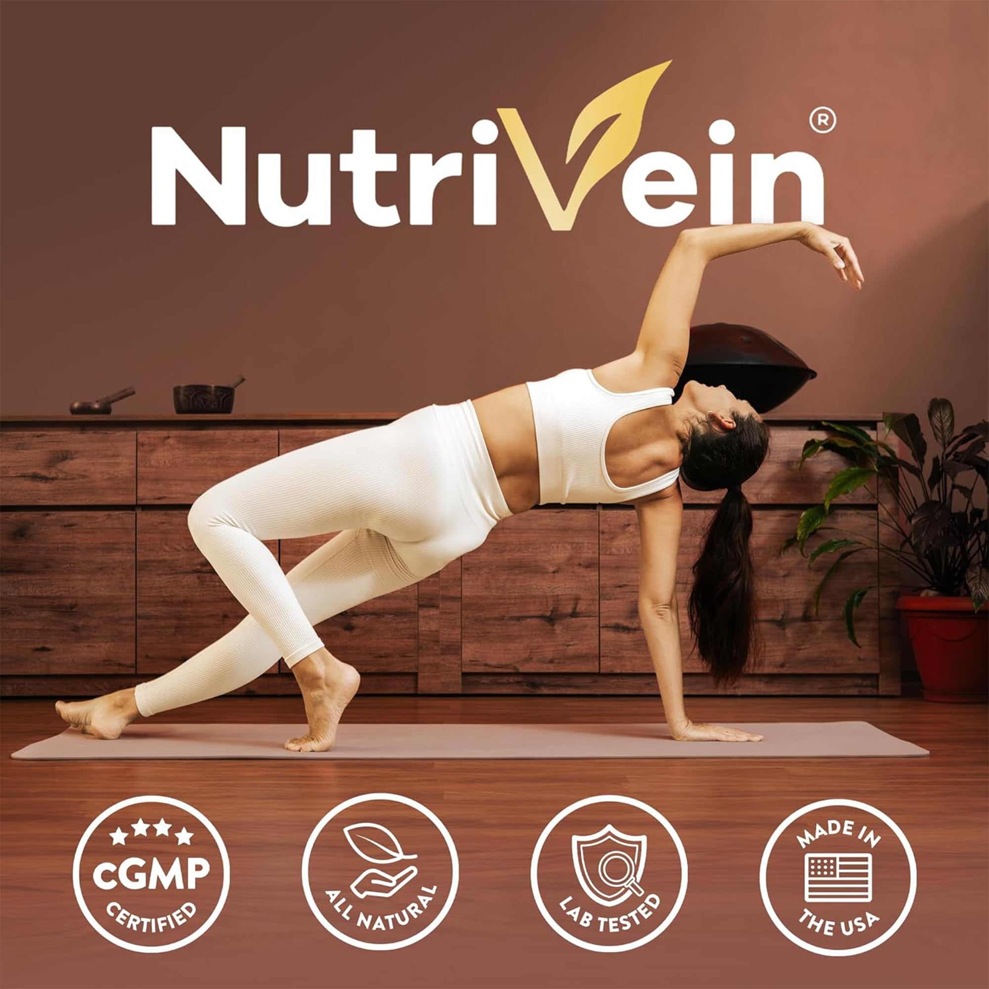Nutrivein daily-use idea with tea or smoothie for versatile intake