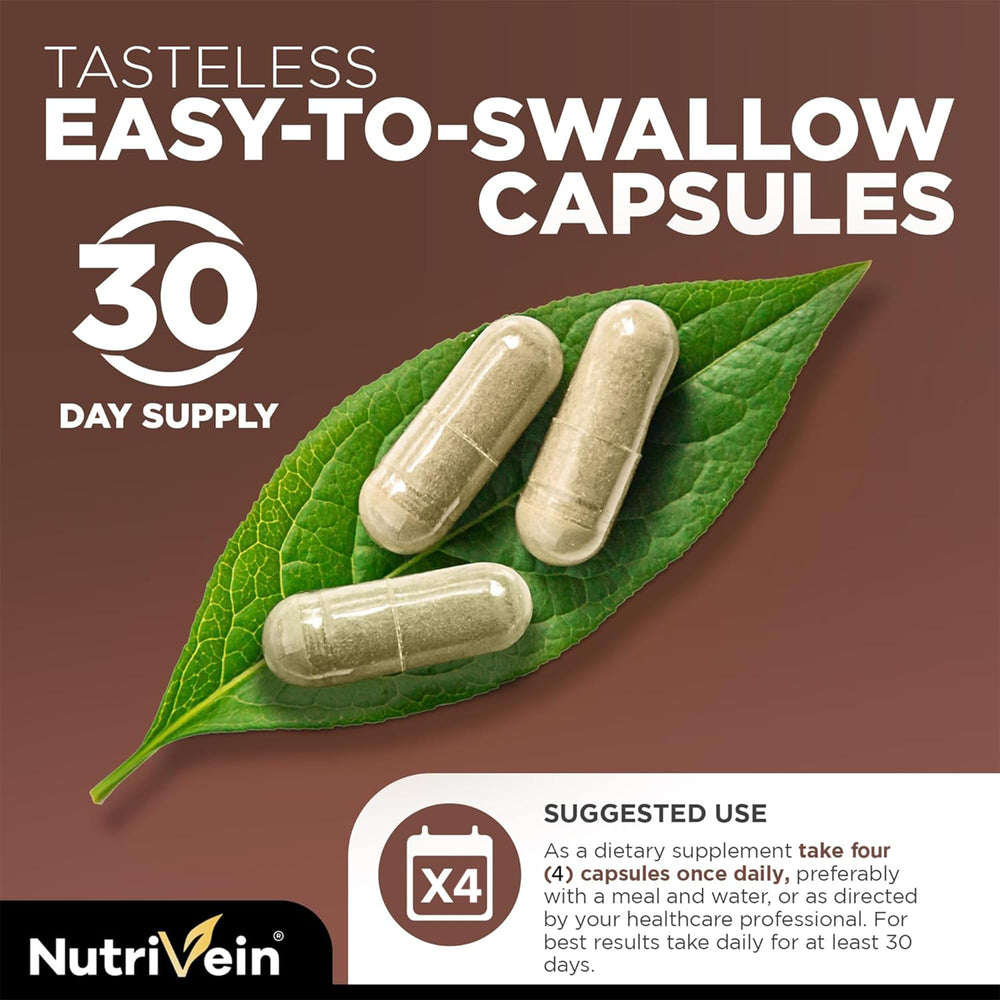 Nutrivein label closeup highlighting clean vegan formula
