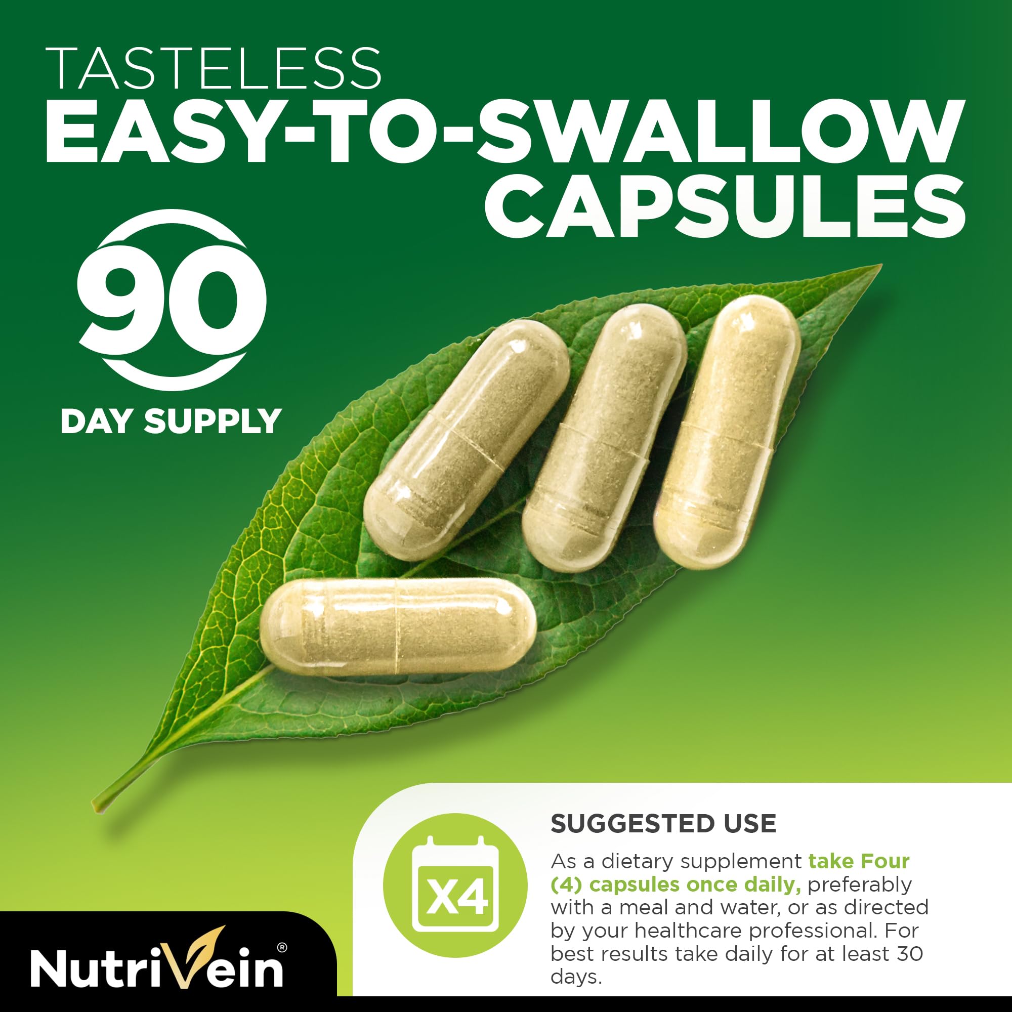 Nutrivein probiotic and enzyme boost graphic suggesting gut wellness support.