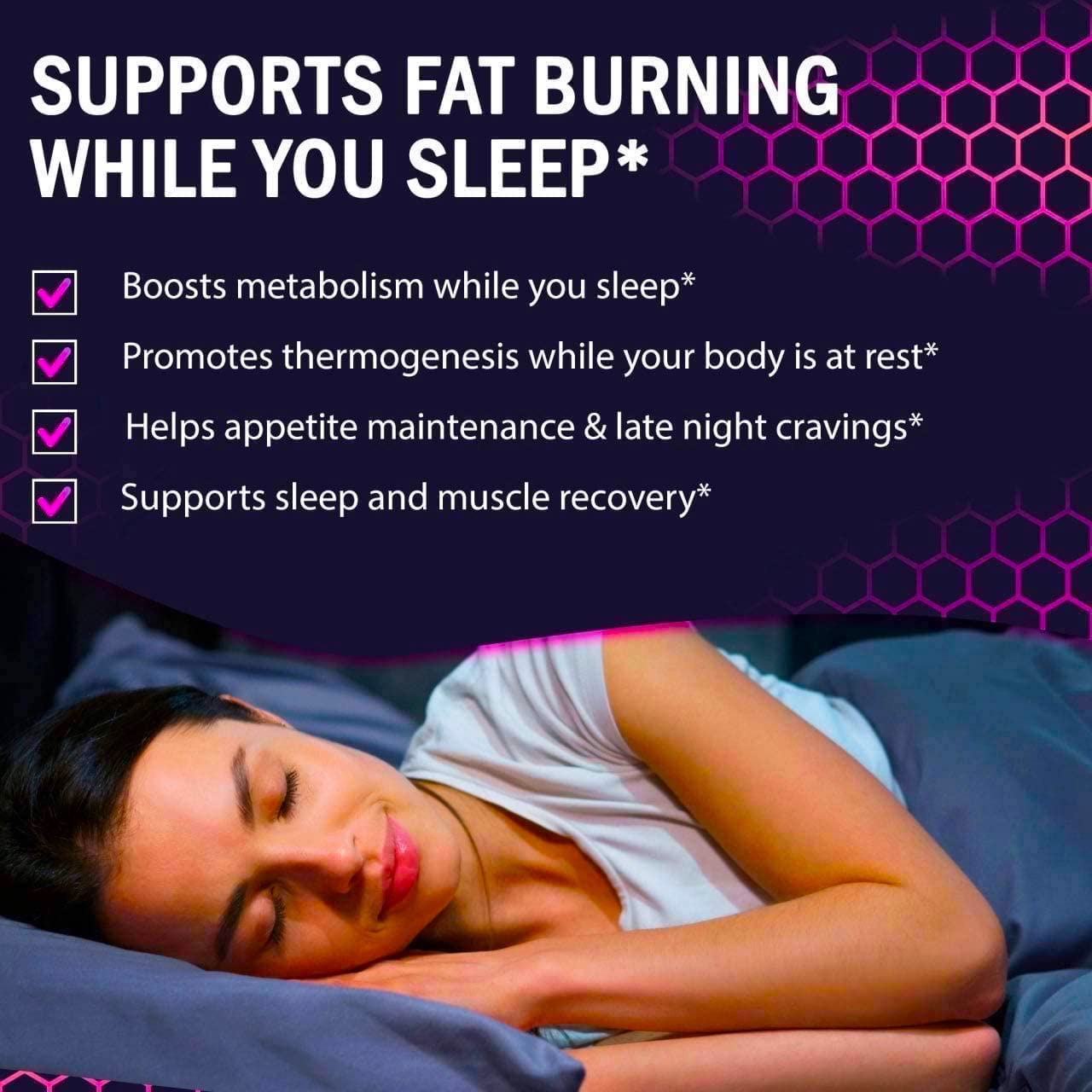 NuttraFaza INC night time weight loss pills label back view reveals ingredients