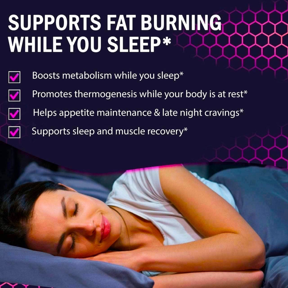 NuttraFaza INC night time weight loss pills label back view reveals ingredients