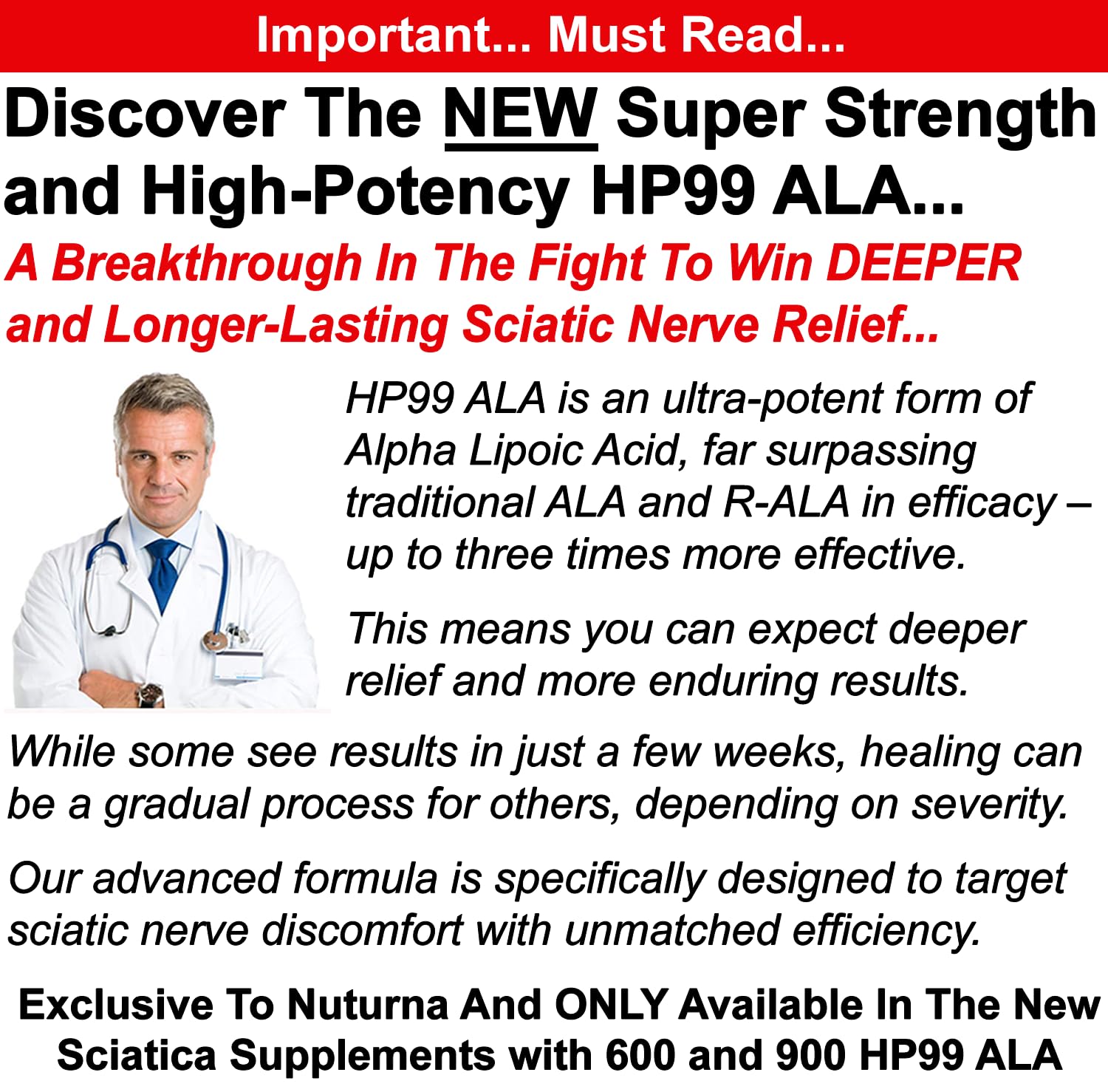 Nuturna 600mg ALA capsules closeup suggests potency for neuropathy-friendly daily use