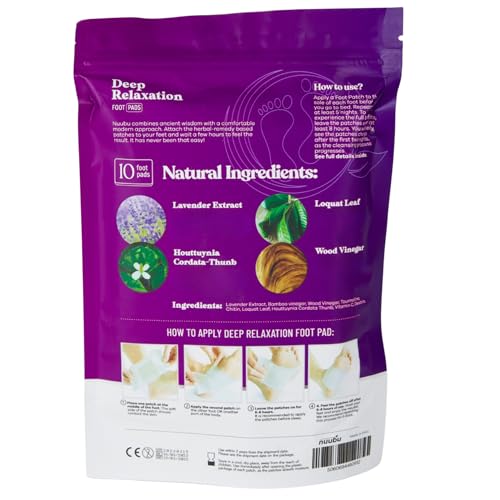 Nuubu Lavender Foot Pads overnight use supports a calming bedtime ritual.