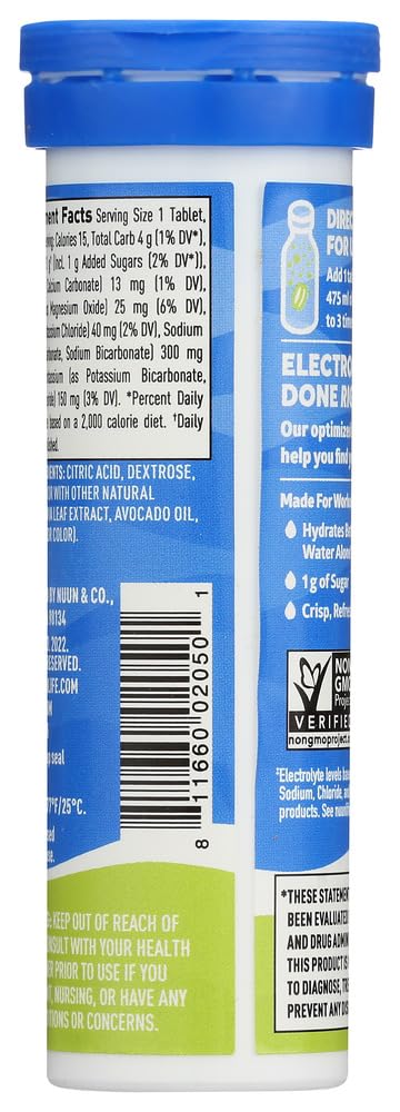 6-pack packaging of Nuun Active Lemon+Lime for on-the-go hydration