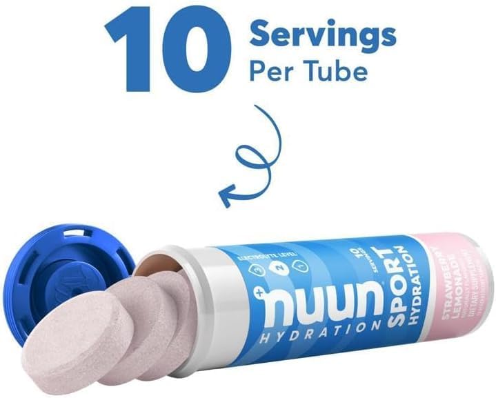 Nuun Hydration Active tablet dissolving in water showing quick flavor release
