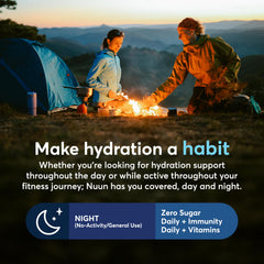 Nuun Immunity vegan, non-GMO electrolyte tablets with five essential electrolytes