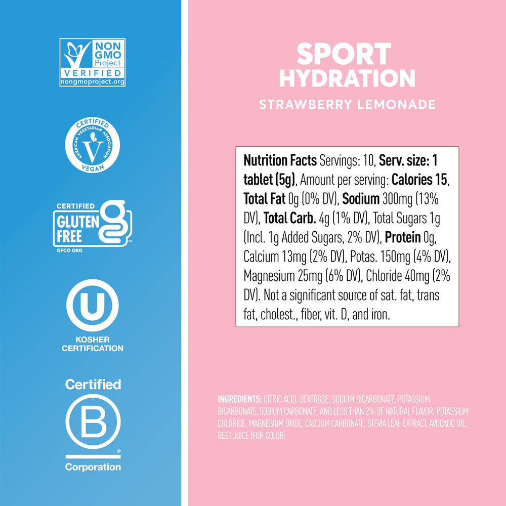 Nuun Sport tube in a gym bag ready for training sessions.