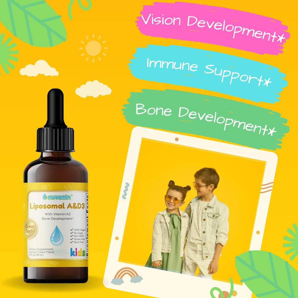 Nuvamin liposomal delivery graphic illustrating enhanced absorption.