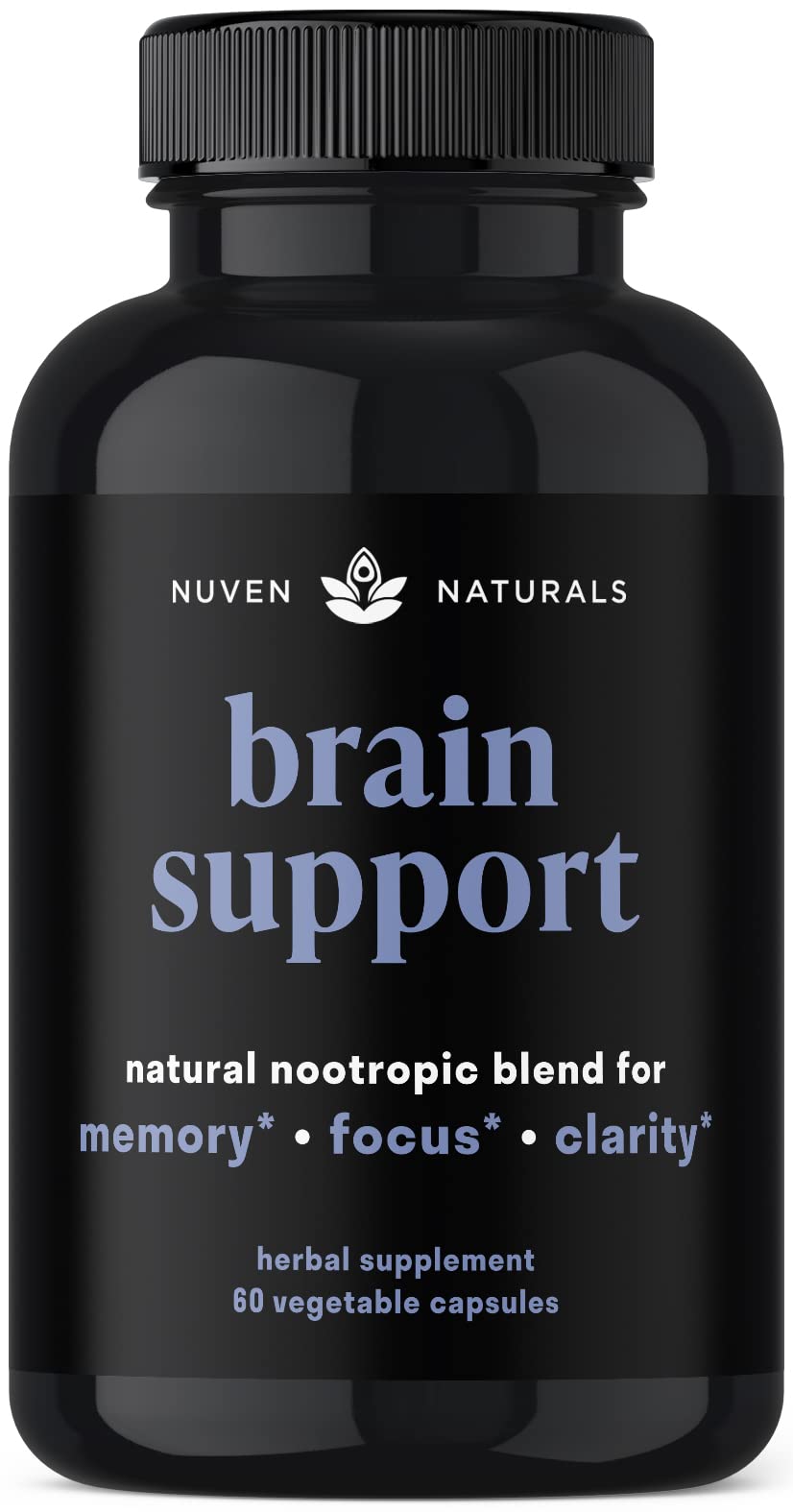 Nuven Naturals brain support bottle for daily cognitive wellness.