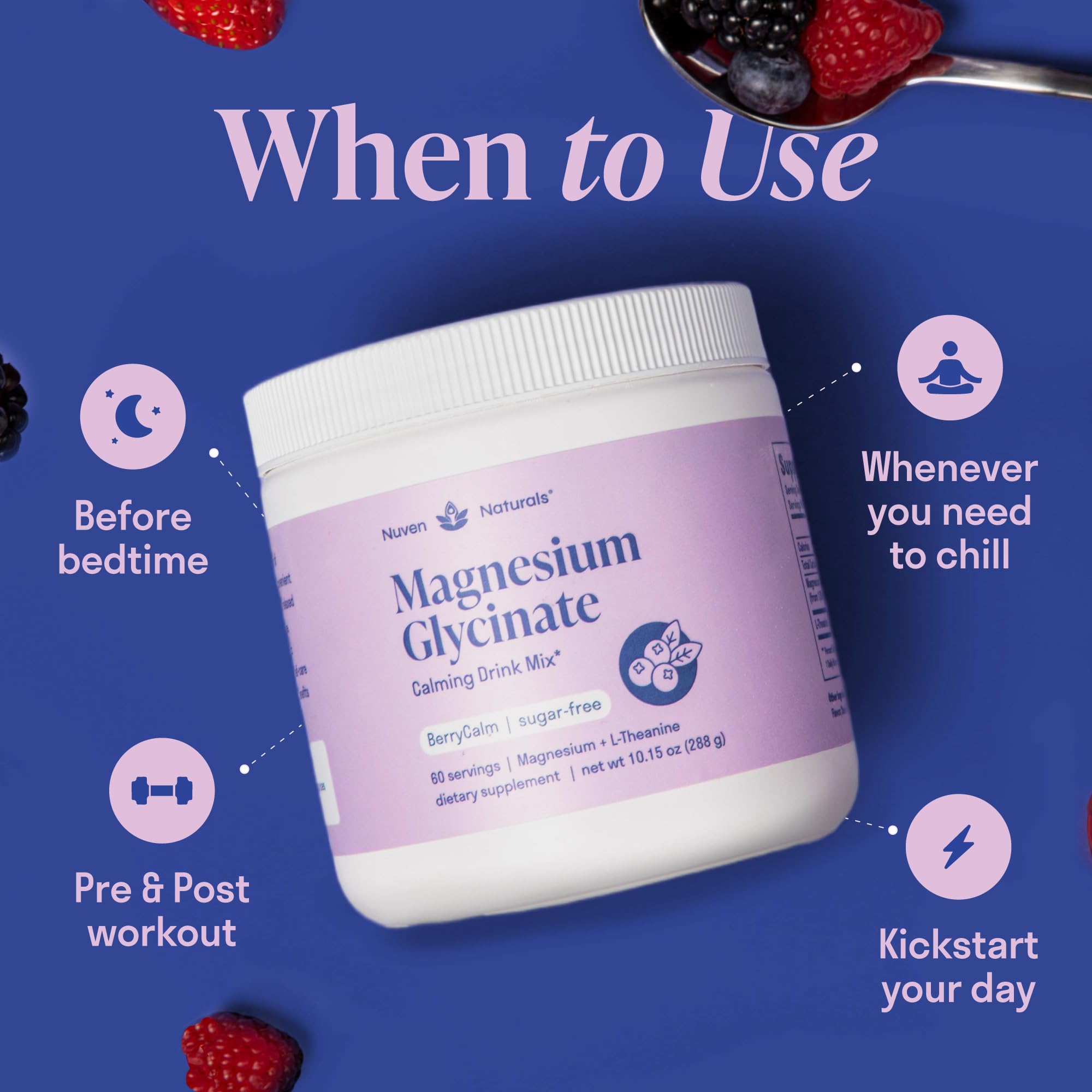 Nuven Naturals daily-relaxation ritual promotes easy wind-down.