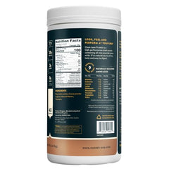 Nuzest pea protein scoop measures a serving for daily use.