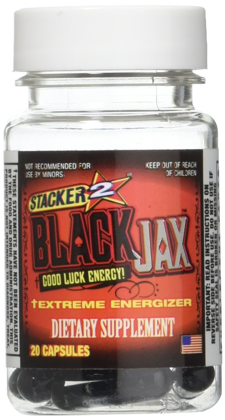 NVE Pharmaceuticals Stacker 2 Black Jax bottle ready for energy-boost routines