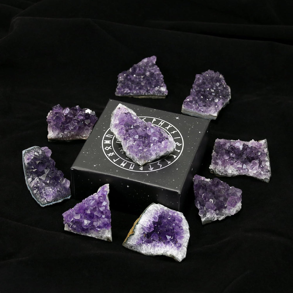 Nvzi amethyst size range helps you choose a fitting display or meditation space.