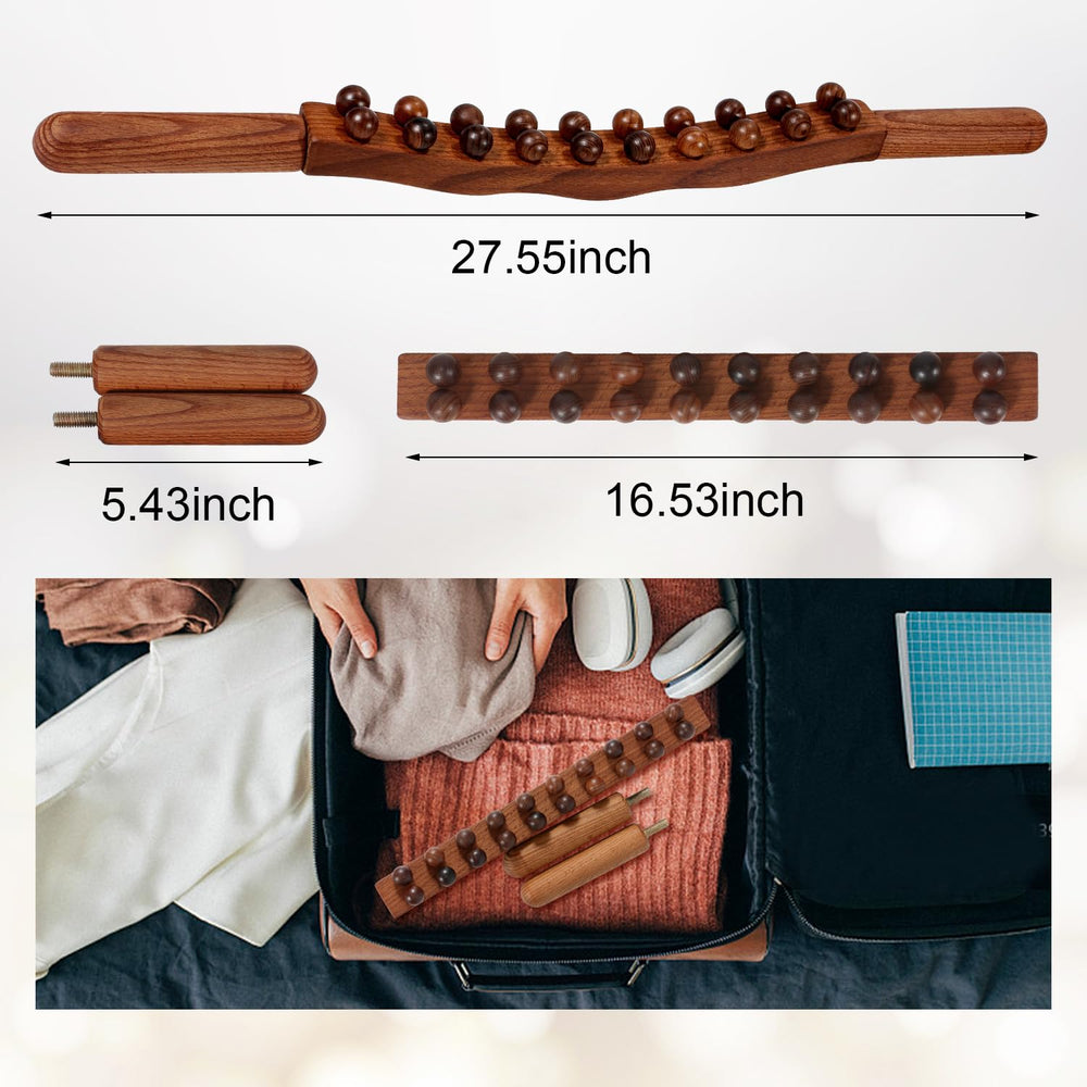 NXCYLW 20-bead massage tool with double-row beads for targeted trigger points.