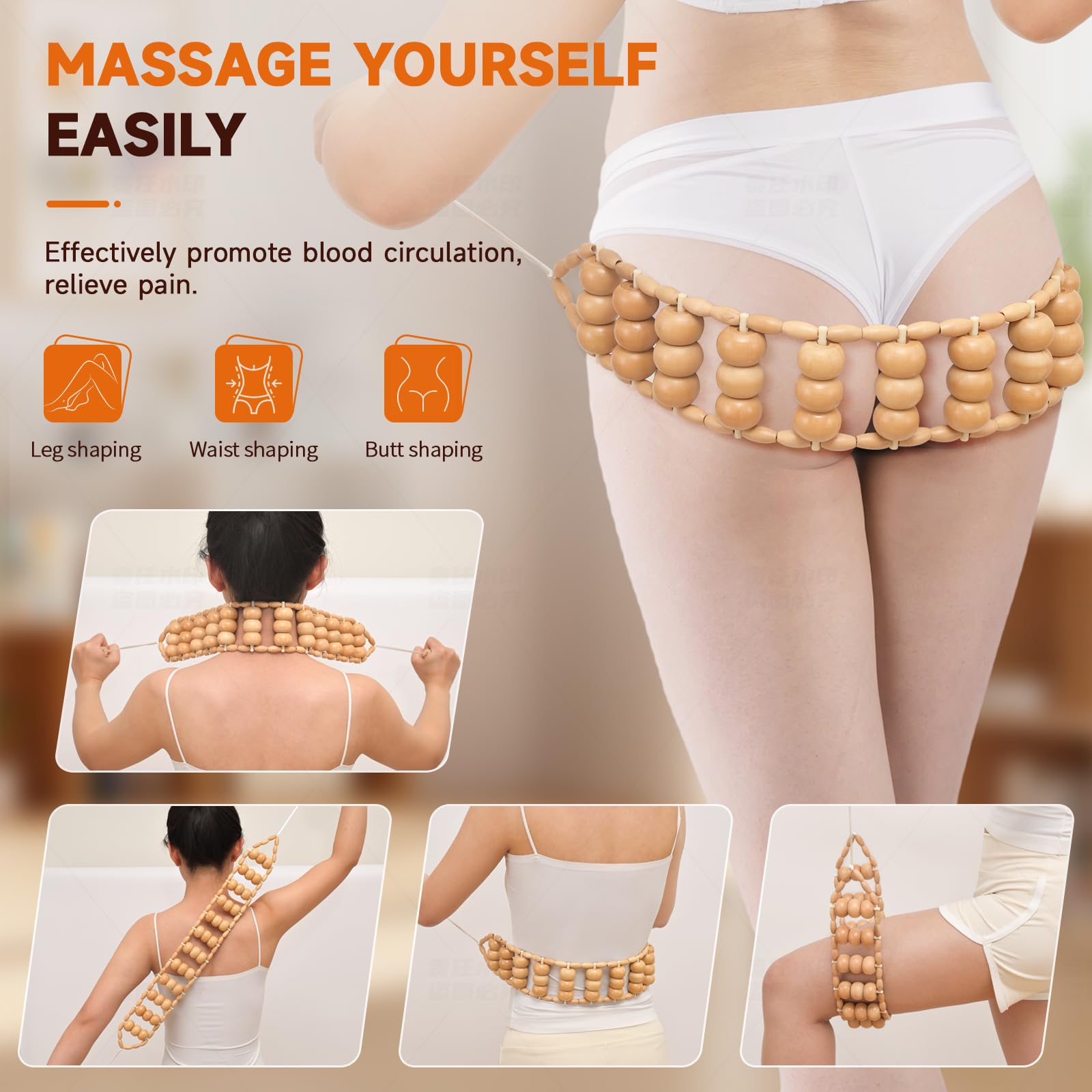 NXCYLW gua sha board designed for lymphatic drainage and cellulite-friendly contouring