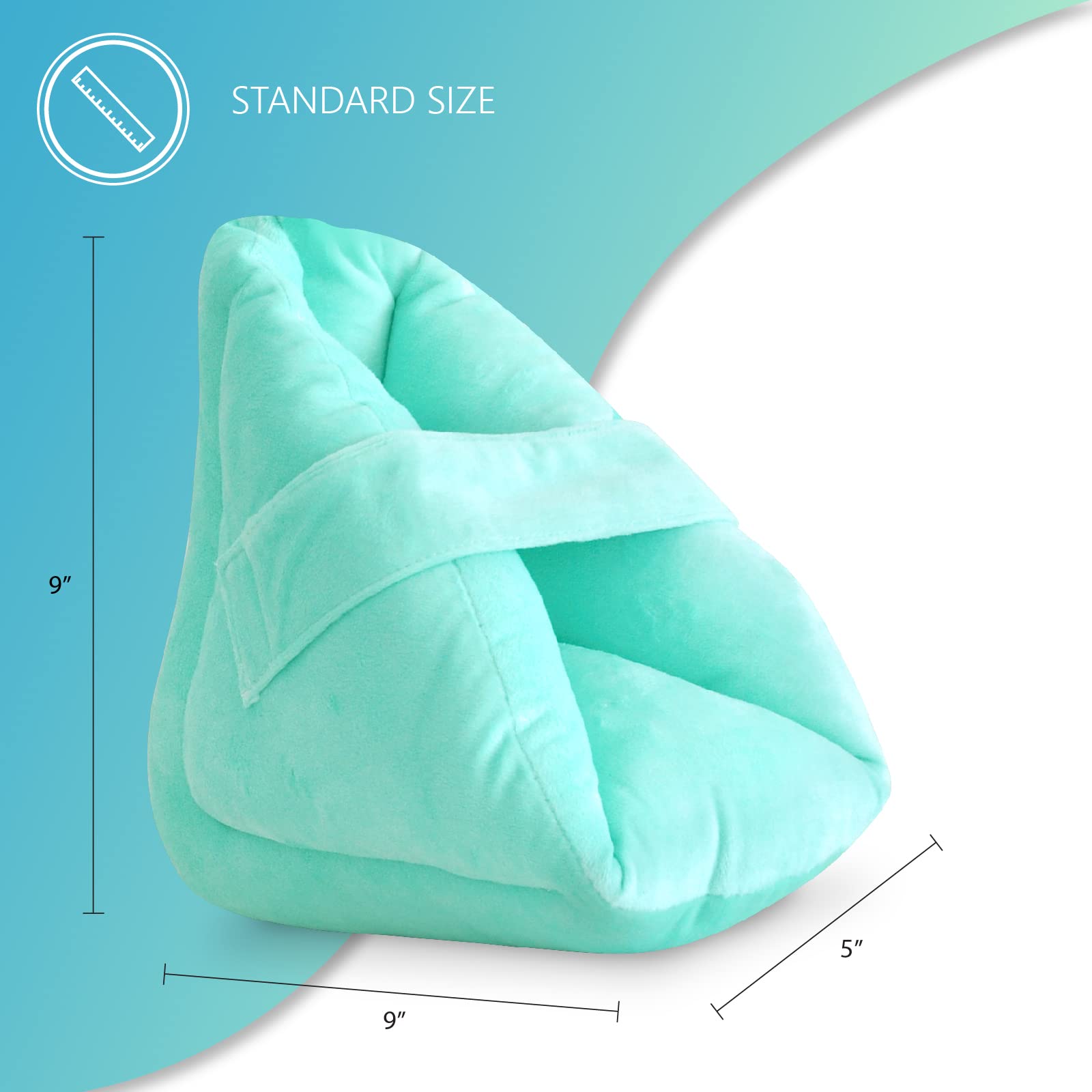 Machine-washable NYOrtho heel protector design for easy care