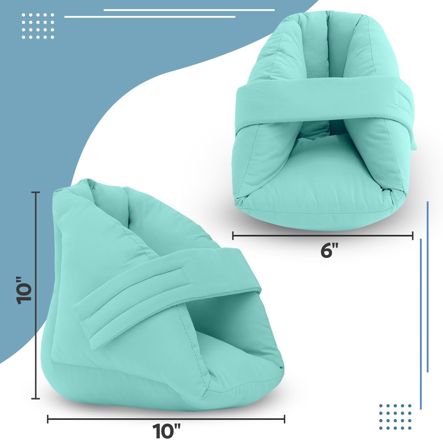 Teal velvet fabric option from NYOrtho for extra-soft touch