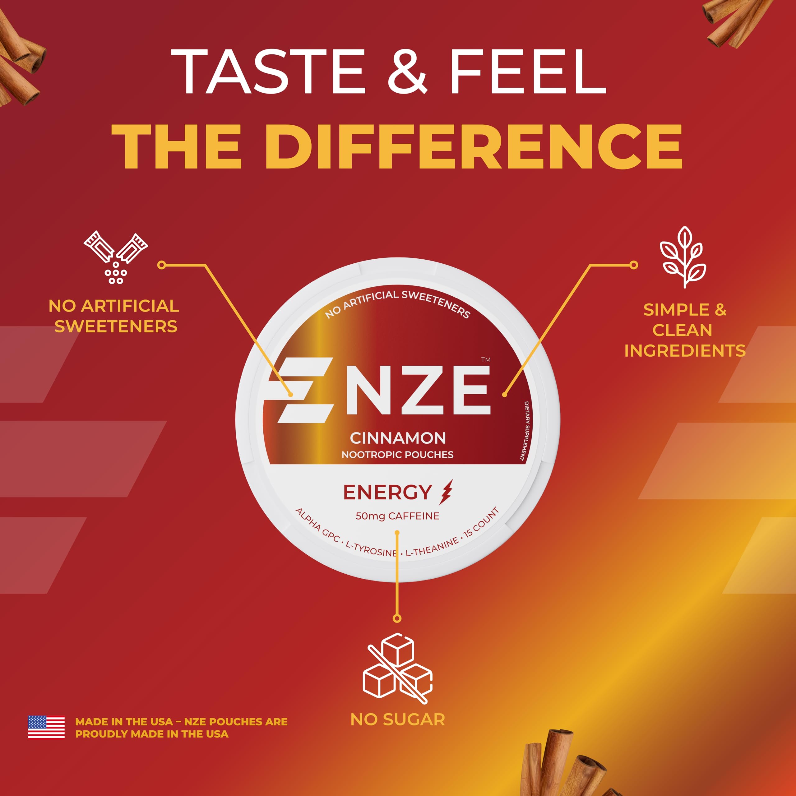 NZE peppermint flavor close-up evokes refreshing taste and aroma