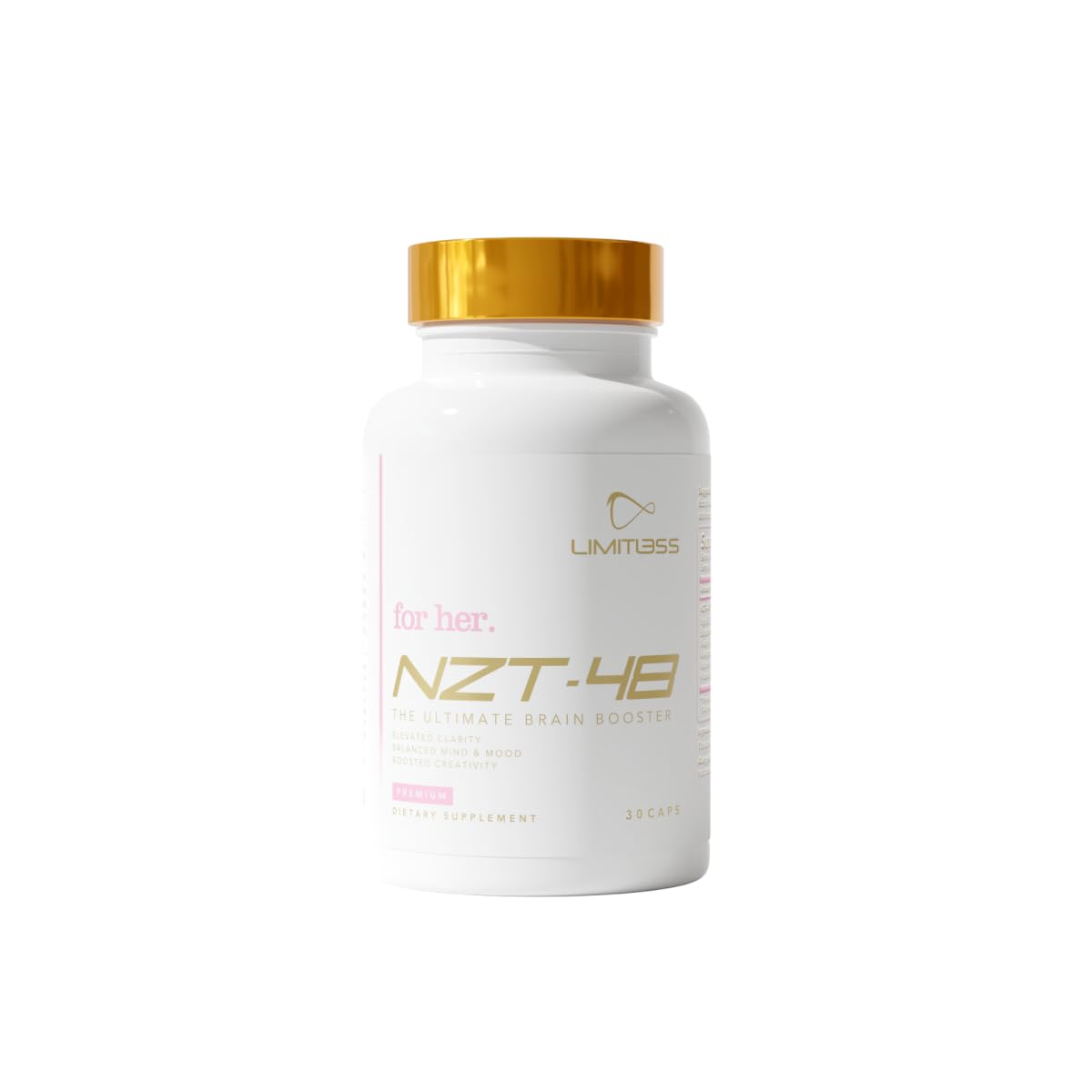 NZT-48 Premium Brain Booster for Her packaging ready for daily use.