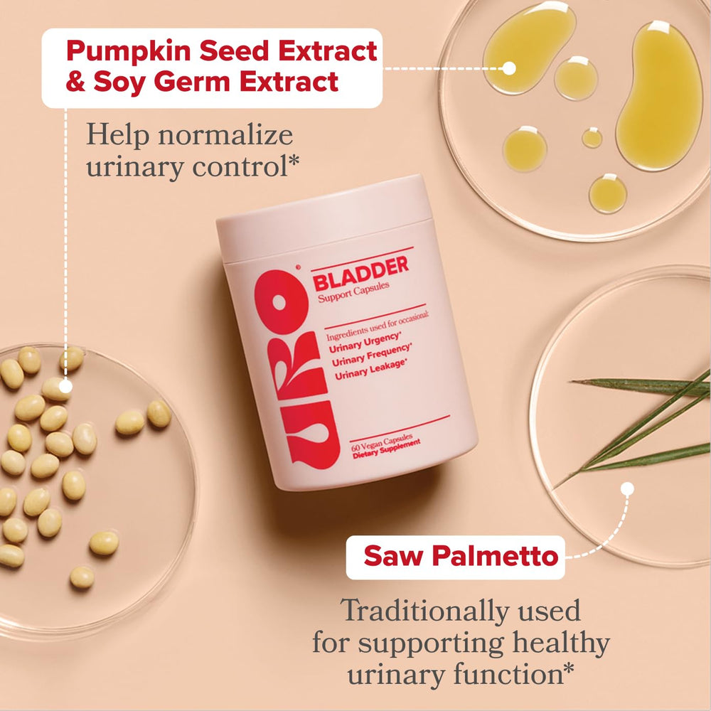 O Positiv URO soy germ extract ingredient, part of the vegan bladder blend.