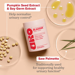 O Positiv URO soy germ extract ingredient, part of the vegan bladder blend.