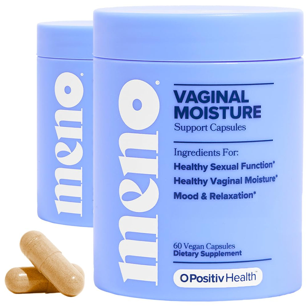 O Positiv MENO bottle and label on a clean surface, moisture support at a glance