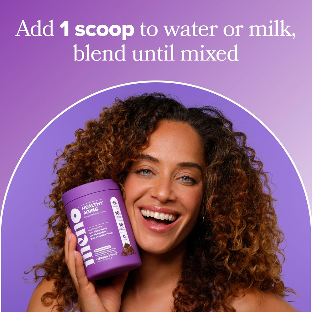 O Positiv MENO label closeup highlighting premium ingredients and chocolate flavor