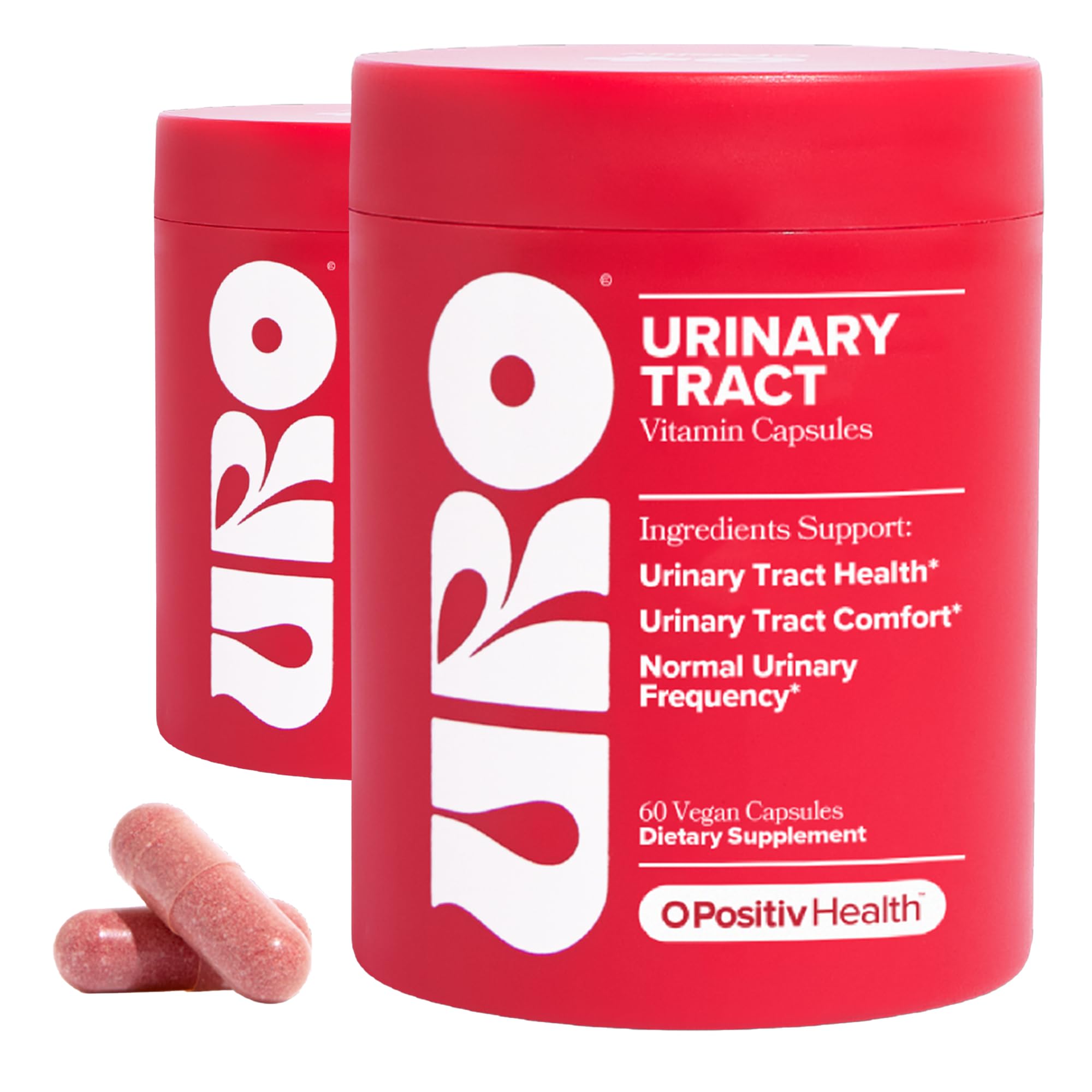 O Positiv URO bottle front for daily urinary health support