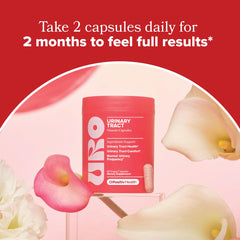 O Positiv URO label ingredients highlight Pacran cranberry