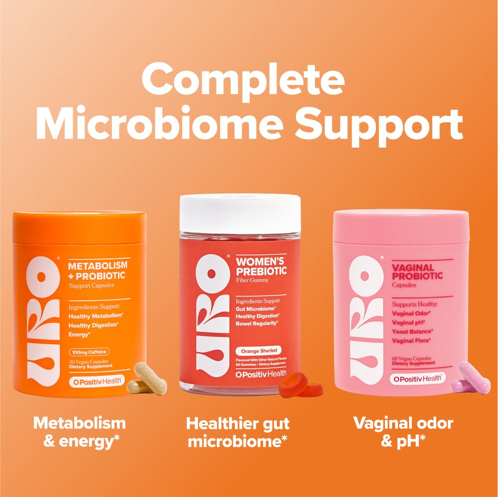 O Positiv URO metabolism capsule collection suggests variety in supplement stacks.